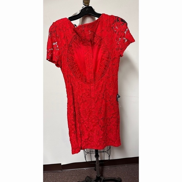 RED Lace Dress - Picture 3 of 4